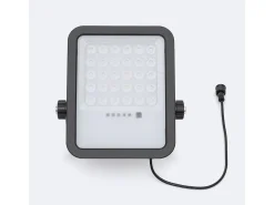 Foco Proyector LED Solar 1100 lm IP65 con Control Remoto Nurda 4000K Blanco Neutro