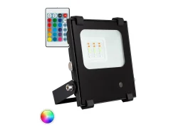 Foco Proyector LED 10W 135 lm/W IP65 HE PRO RGB Regulable RGB