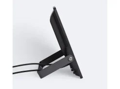 Foco Proyector LED 150W Regulable 0-10V 170 lm/W IP65 ELEGANCE Slim PRO Negro 3000K Asimétrica 120ºx50º Blanco Cálido