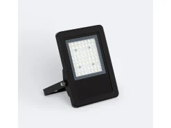 Foco Proyector LED 50W Regulable 0-10V 170 lm/W IP65 ELEGANCE Slim PRO Negro 3000K Asimétrica 120ºx50º Blanco Cálido