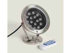 Foco Sumergible LED RGB 15W Superficie 24V DC IP68 RGB