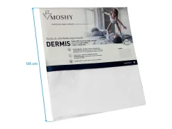 Funda Almohada Dermis Blanco Individual Antiácaros Transpirable 135 cm