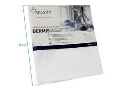 Funda Almohada Dermis Blanco Individual Antiácaros Impermeable 75 cm