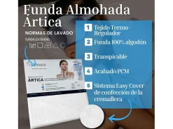 Funda almohada Ártica visco-elástico 100% algodón 150 cm