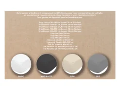 Funda de almohada de algodón 50x75 cm PERCALE antracita