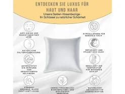 Funda de Almohada en Pura Seda de Morera 70x50 INPHYSIO