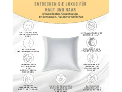 Funda de Almohada en Pura Seda de Morera 65x65 INPHYSIO