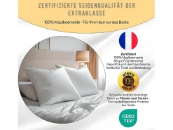 Funda de Almohada en Pura Seda de Morera 65x65 INPHYSIO