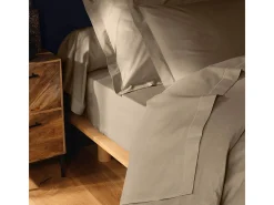 Funda de Almohada "Lina" 85x185cm Arena 100% Algodón Certificado Oeko-TEX