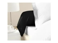 Funda de almohada Lovely Home Negro 85 x 185 cm (2 Unidades)