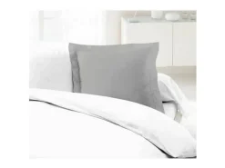 Funda de almohada Lovely Home Gris claro 63 x 63 cm (2 Unidades)