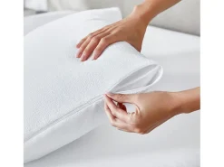 Funda de Almohada 105x40cm| PIKOLIN HOME| Rizo| Aloe Vera| Impermeable