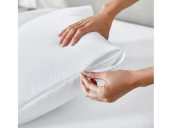 Funda de Almohada 105x40cm| PIKOLIN HOME| Rizo| Aloe Vera| Impermeable