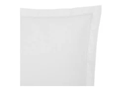 Funda de cojín algodón blanco 63x63cm