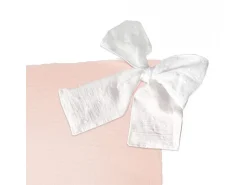 Funda de cojín algodón rosa 40x40cm
