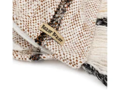 Funda De Cojín Oh My Gee - Blanco Bohemio - 60x60