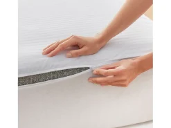 Funda de colchón 80x196cm| PIKOLIN HOME| 100% Algodón| Cremallera L
