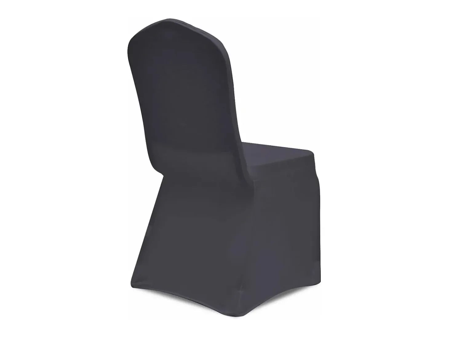 Funda de silla elástica 4 unidades gris antracita ES122034