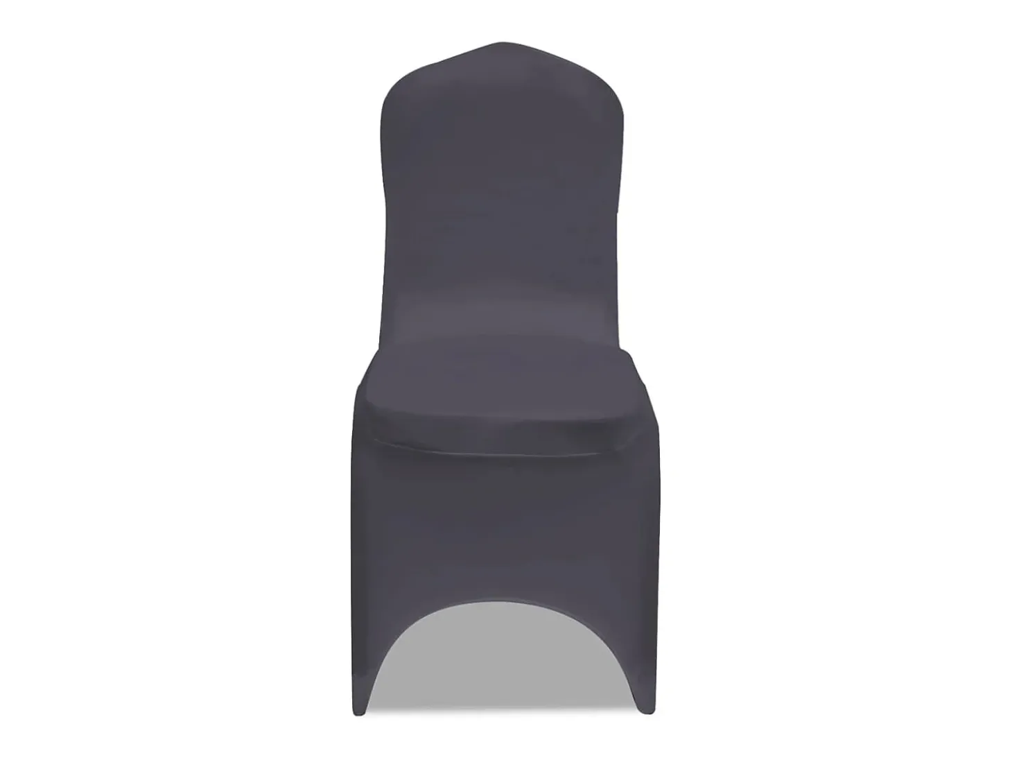 Funda de silla elástica 4 unidades gris antracita ES122034