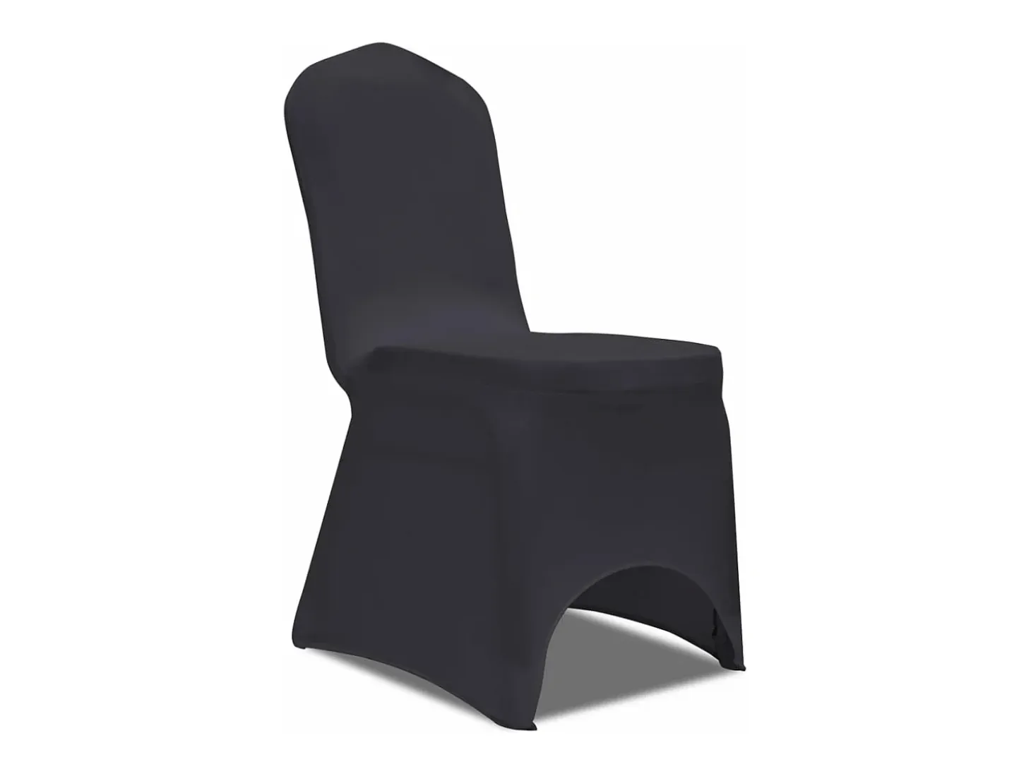 Funda de silla elástica 4 unidades gris antracita ES122034