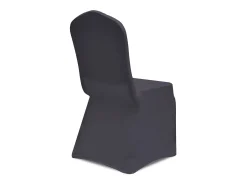Funda de silla elástica 6 unidades gris antracita ES535427