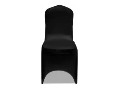 Funda de silla elástica 18 unidades negro ES290761