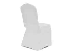 Funda de silla elástica color crema 18 unidades ES195413