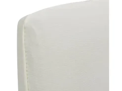 Funda de silla elástica recta 4 unidades crema ES460608