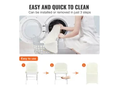 Funda de Silla SucceBuy 50 Piezas, Blanco Ívoro, Fundas de Protección Universal