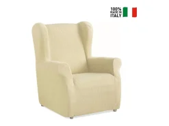 Funda de sofá de tela elástica universal Cuerta - Beige