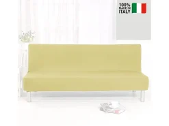 Funda de sofá universal en tejido elástico Quacia - Beige