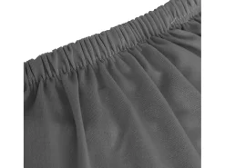 Funda elástica de sillón de 2 plazas poliéster jersey antracita ES716797