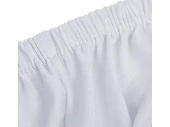 Funda elástica para sillón de 2 plazas poliéster jersey blanca ES656439