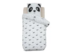 Funda nórdica algodón blanco 90x190 cm
