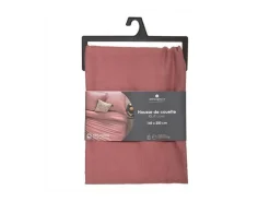 Funda nórdica algodón rosa 90x190cm