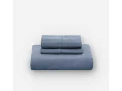 Funda nórdica azul marino 105x190/200 - 100% algodón orgánico premium
