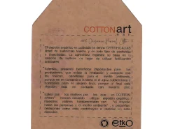 Funda nórdica HONDARRIBIA 100% algodón orgánico beige cama 200