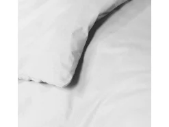 Funda Nórdica "Lina" Blanco 220x240cm Algodón 57 hilos/cm²