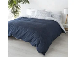 Funda nórdica reversible ARTEDO microfibra gris 240x220 Cama de 150