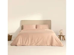 Funda nÃ³rdica satÃ©n 300 hilos PInk - 140x200 cm