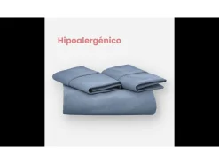 Funda nórdica verde agua 160x190/200 - 100% algodón orgánico premium