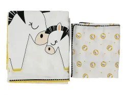 Funda nórdica 100x135cm en algodón blanco