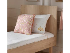 Funda nórdica 100x135cm y funda de almohada algodón blanco