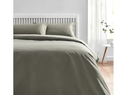 Funda Nórdica y Almohada 90x190cm| PIKOLIN HOME| Algodón| Gris