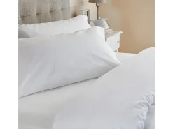 Funda Nórdica y Almohada 180x190cm| PIKOLIN HOME| Algodón |Blanco