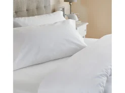 Funda Nórdica y Almohada 90x190cm| PIKOLIN HOME| Algodón |Blanco