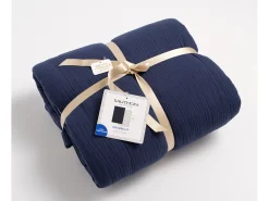 Funda para cama de bebé de 90x140 cm en gasa doble de algodón