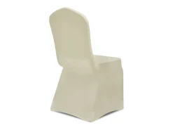 Funda para silla elástica 4 unidades crema ES636755