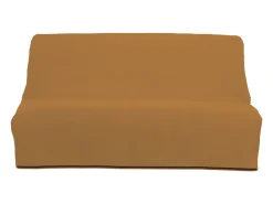 Funda sofá cama en algodón amarillo PANAMA