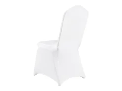 Fundas de Silla Cubierta SucceBuy 50 Piezas, Cubierta Fundas de Silla Boda, Blanco, para Banquete
